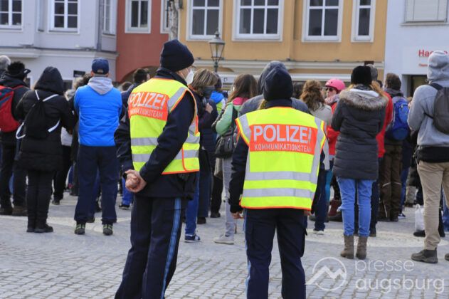 Mehrere Demos Gegen Corona-Maßnahmen In Augsburg