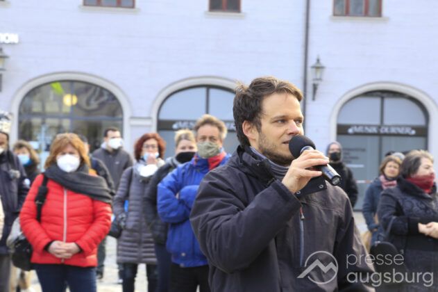 Mehrere Demos Gegen Corona-Maßnahmen In Augsburg