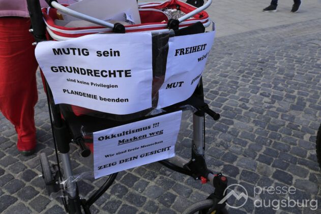 Mehrere Demos Gegen Corona-Maßnahmen In Augsburg