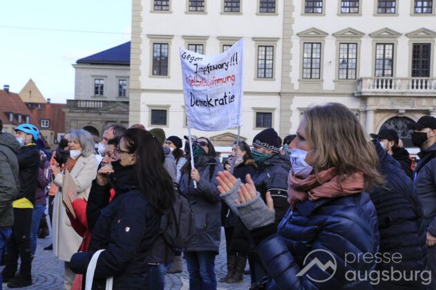 Mehrere Demos Gegen Corona-Maßnahmen In Augsburg