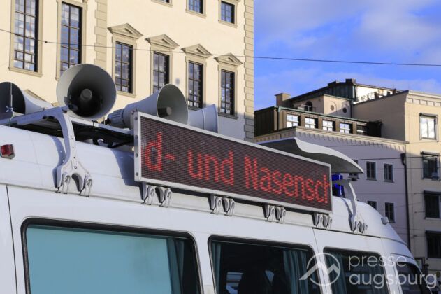 Mehrere Demos Gegen Corona-Maßnahmen In Augsburg