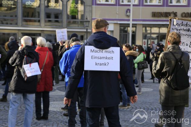 Mehrere Demos Gegen Corona-Maßnahmen In Augsburg