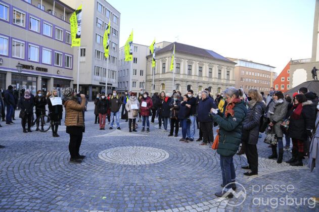 Mehrere Demos Gegen Corona-Maßnahmen In Augsburg