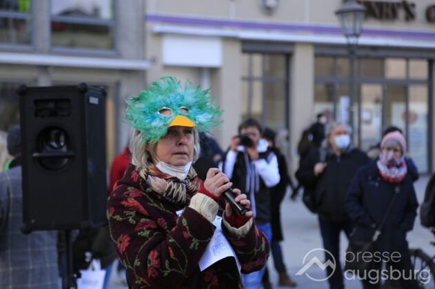 Mehrere Demos Gegen Corona-Maßnahmen In Augsburg