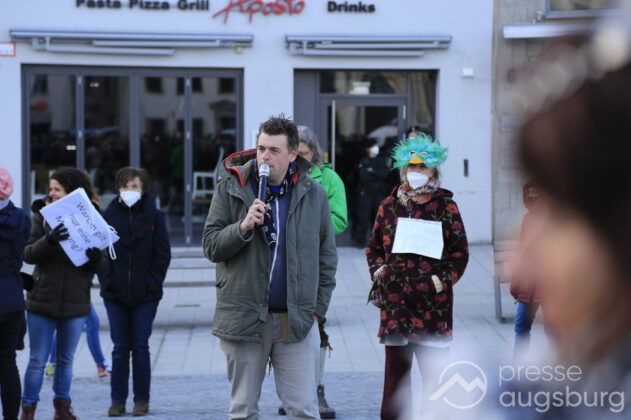 Mehrere Demos Gegen Corona-Maßnahmen In Augsburg