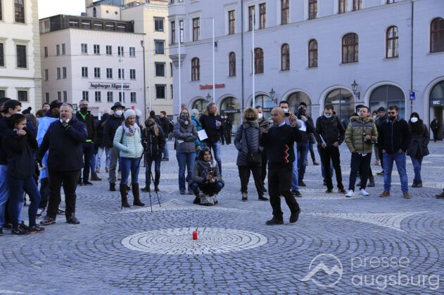 Mehrere Demos Gegen Corona-Maßnahmen In Augsburg