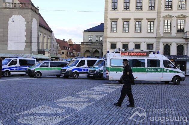 Mehrere Demos Gegen Corona-Maßnahmen In Augsburg