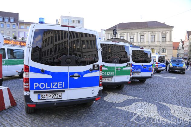 Mehrere Demos Gegen Corona-Maßnahmen In Augsburg
