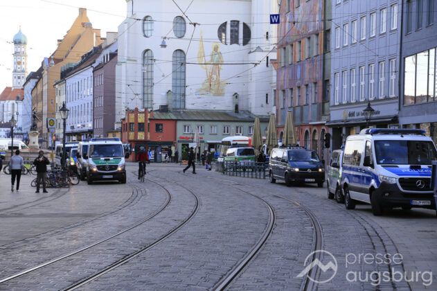 Mehrere Demos Gegen Corona-Maßnahmen In Augsburg