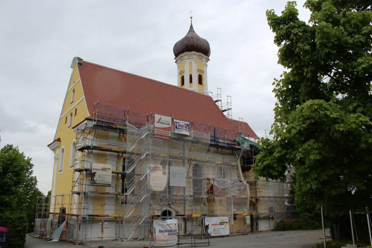 Deutsche Stiftung Denkmalschutz Unterstützt Restaurierungsarbeiten Von Maria Vesperbild Bei Ziemetshausen