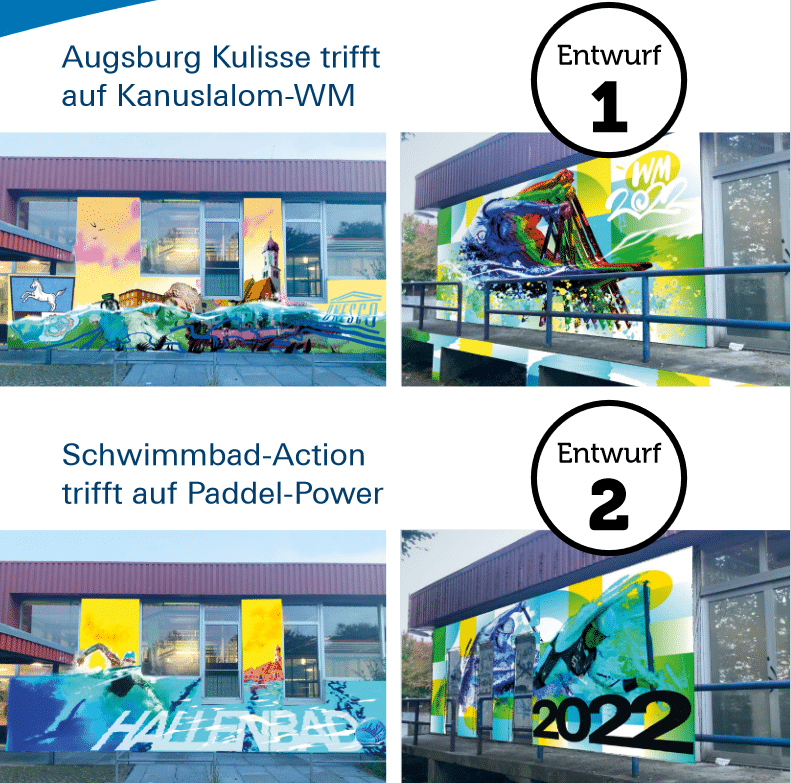 Wie soll die Fassade des Hallenbads Haunstetten aussehen? 3 Wie Soll Die Fassade Des Hallenbads Haunstetten Aussehen?