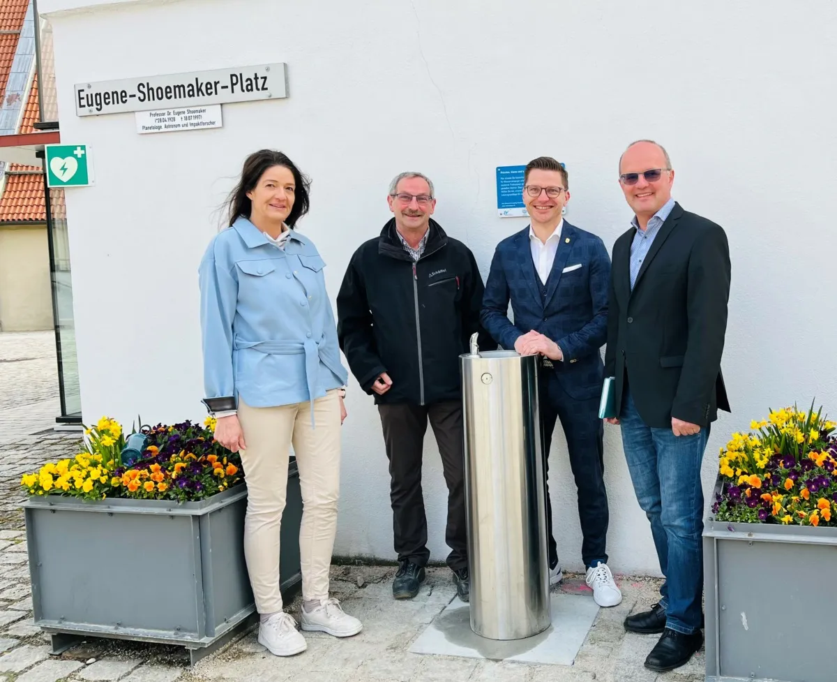 Wasser ist Menschenrecht – Trinkbrunnen in Nördlingen eingeweiht