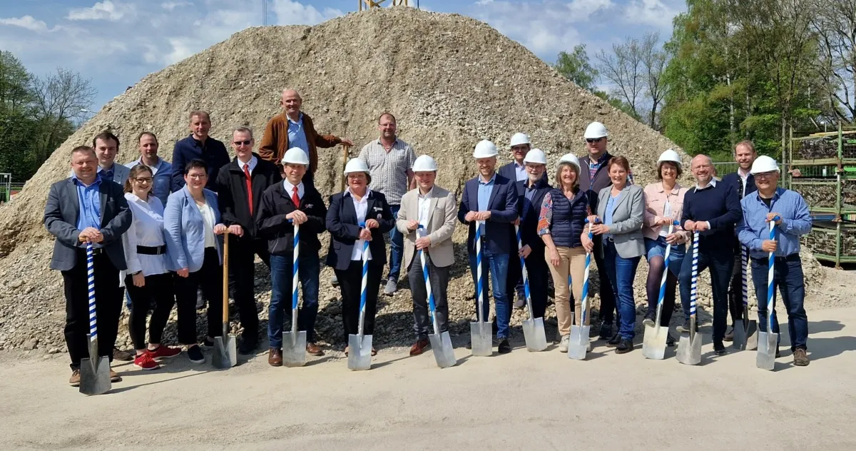 Spatenstich für die neue Kita Wasserschloss in Bobingen