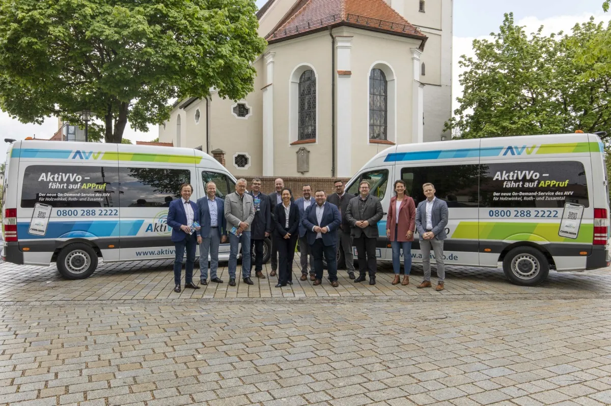 AktiVVo startet am 1.Juni – Neuer On-Demand-Verkehr im Augsburger Westlandkreis