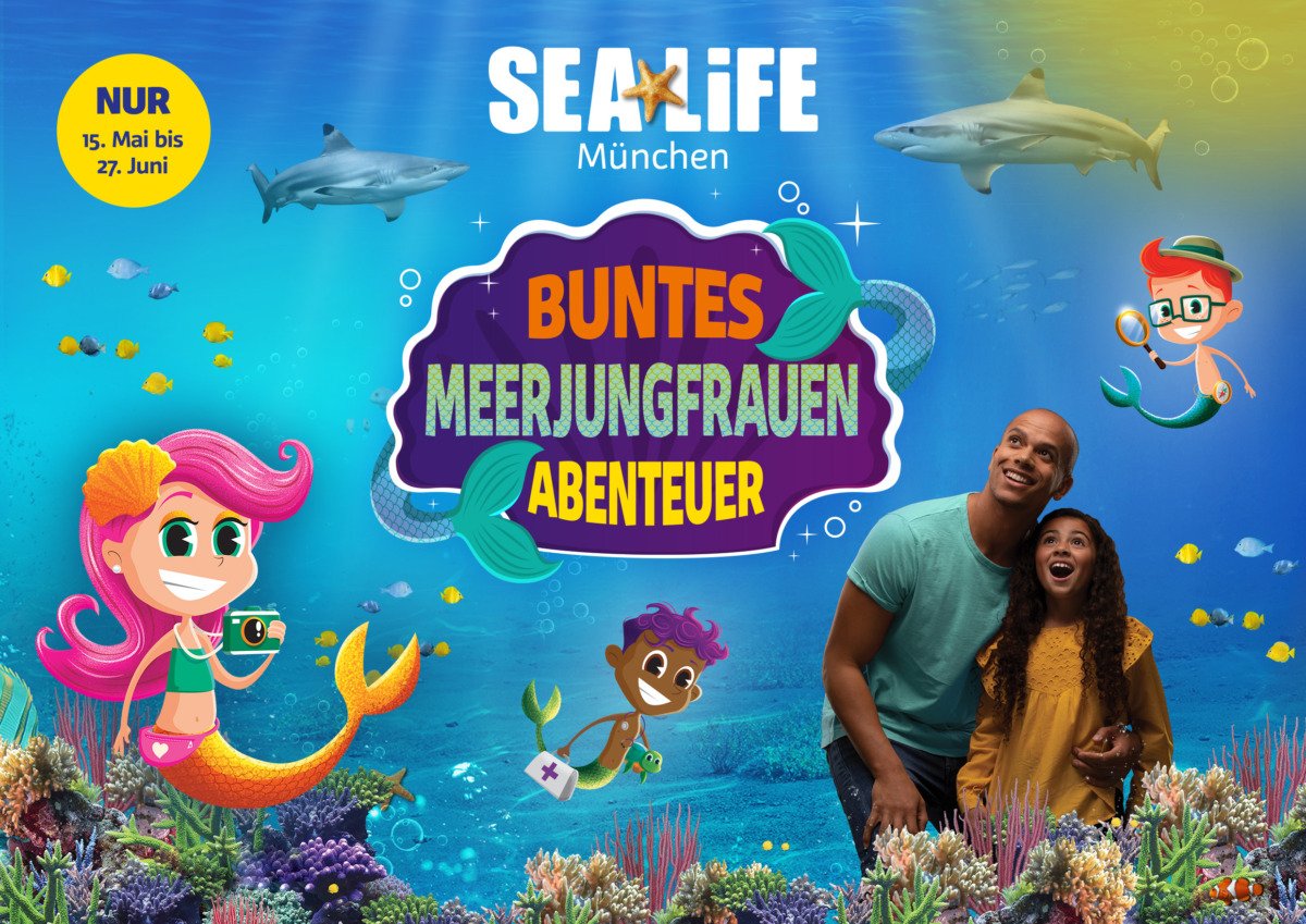 Gewinnspiel | Themenwochen “Buntes Meerjungfrauen Abenteuer” im SEA LIFE München 12 Gewinnspiel | Themenwochen “Buntes Meerjungfrauen Abenteuer” Im Sea Life München