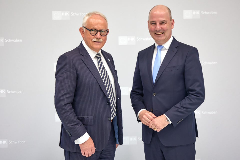 Nach Tod von Dr. Andreas Kopton | Gerhard Pfeifer ist neuer Präsident der IHK Schwaben