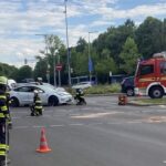 Eine Verletzte bei Verkehrsunfall in Moosach