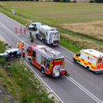 Schwerer Verkehrsunfall auf der B300 bei Aichach