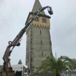 Zahlreiche historische Gebäude in Lindau nach Unwetter beschädigt – Sturmschäden sorgen für Sperrungen