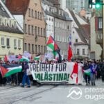 Mehrere hundert Teilnehmer in Augsburg bei Demonstrationen zum Nahost-Konflikt