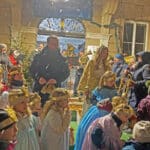 Das Memminger Christkindle eröffnet den Christkindlesmarkt