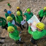 Astronauten von ESA und NASA trainieren im Geopark Ries