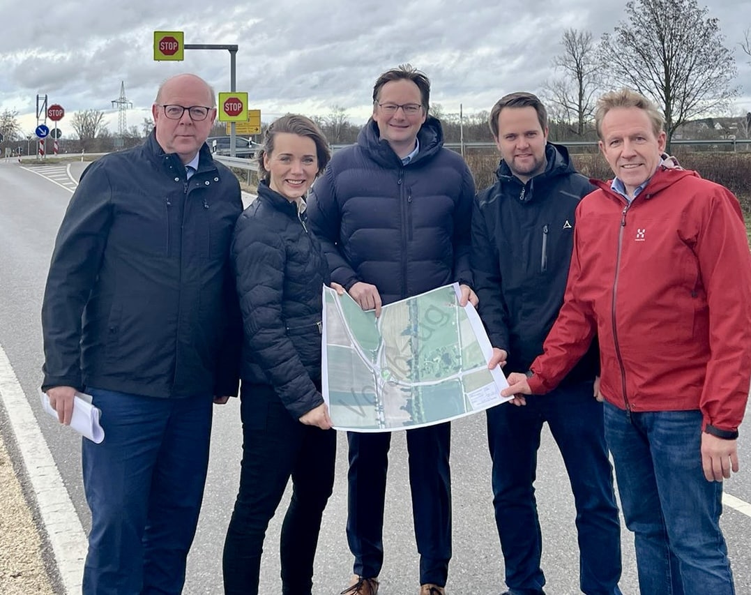 Gefährliche Schönenberger Kreuzung bei Jettingen wird durch Kreisverkehr entschärft