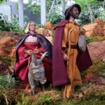Wunderschöne Orientalische Rundkrippe im Botanischen Garten Augsburg wartet auf Besucher