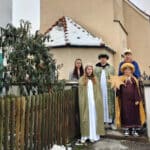 Rommelsrieder Sternsinger bringen den Segen aus dem Bistum Augsburg in das Kanzleramt