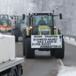 Bauernproteste gehen weiter – Traktorkonvoi fährt durch das Unterallgäu