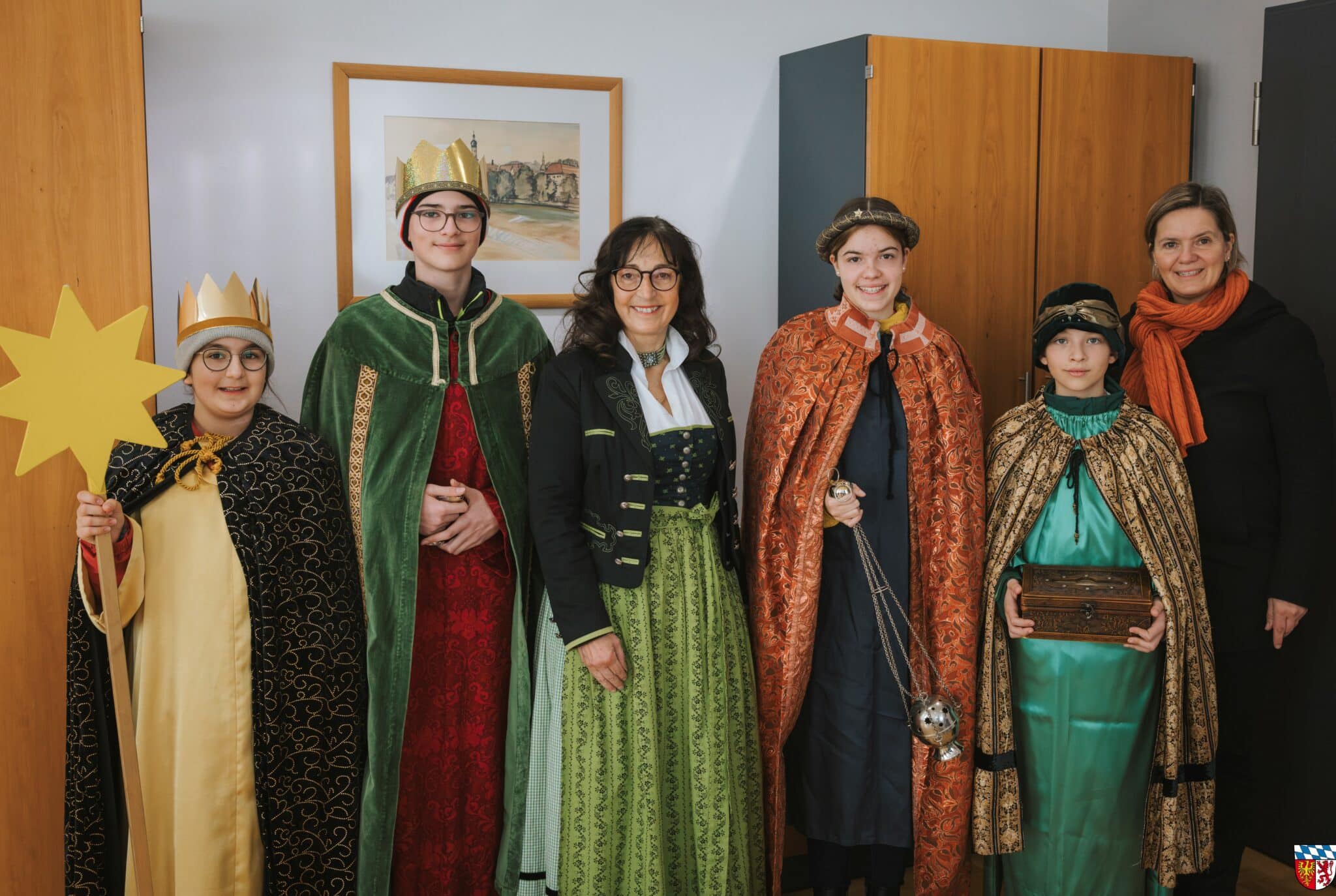 Sternsinger besuchen das Landratsamt Landsberg am Lech