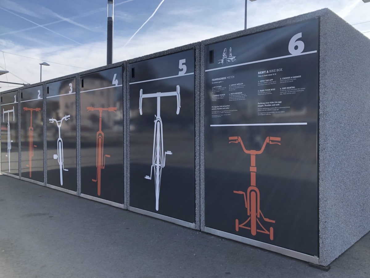 Bis Ende April gratis nutzen | Smarte Fahrradgaragen am Lindauer Bahnhof Reutin installiert