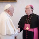 Papst Franziskus empfängt Augsburger Bischof Bertram Meier zu einer Privataudienz