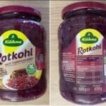 Produktrückruf Kühne Rotkohl nach Traditionsrezept 720 ml im Glas: Gefahr durch Fremdkörper im Produkt
