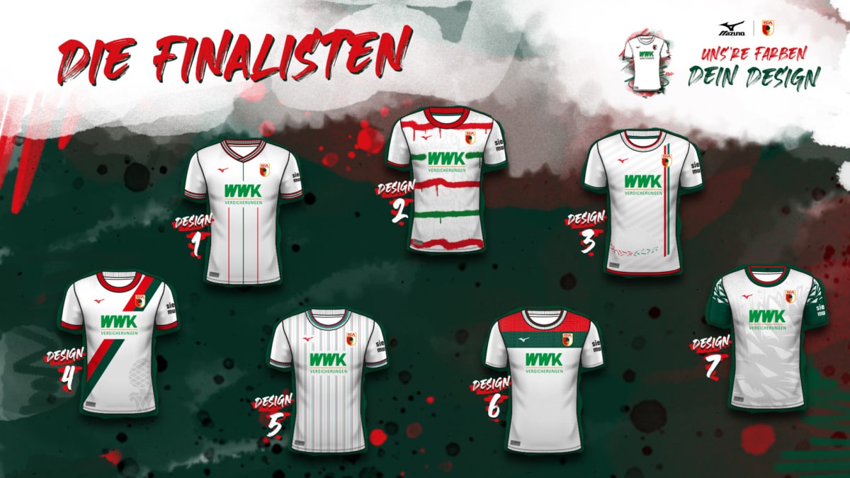Wie Sieht Das Fc Augsburg-Trikot Im Jahr 2025 Aus? Die Mitglieder Dürfen Abstimmen