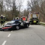 Beim Tierpark Hellabrunn | Kastenwagen kollidiert mit Porsche – eine Person verletzt
