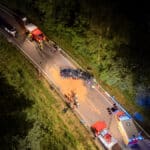 Horrorunfall auf St2151 bei Sonnenried: Kind tot, fünf weitere Personen schwerst verletzt