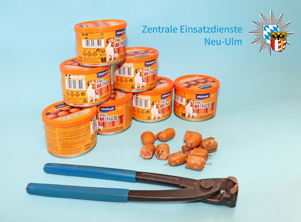 Zahlreiche Hunde Durch Präparierte Hundeköder In Ulm Und Neu-Ulm Verletzt - Polizei Kann Geständigen Tatverdächtigen Festnehmen