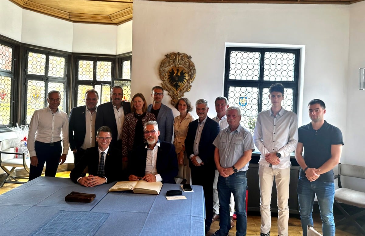 Nördlingen begrüßt Primátor aus Partnerstadt Olmütz 3 Nördlingen Begrüßt Primátor Aus Partnerstadt Olmütz