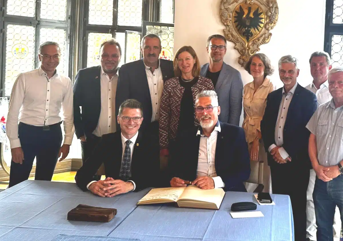 Nördlingen begrüßt Primátor aus Partnerstadt Olmütz