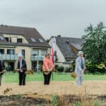 Wohnen in der Urmelstraße | Wohnbaugruppe Augsburg mit Spatenstich für neue Wohnanlage in Lechhausen