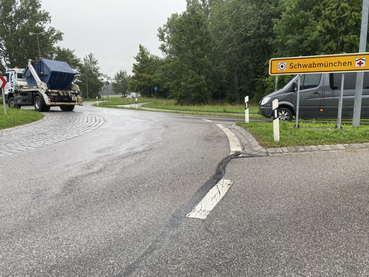 Staatsstraße 2035 wird bei Schwabmünchen erneuert - Verkehr wird umgeleitet 2 Staatsstraße 2035 Wird Bei Schwabmünchen Erneuert - Verkehr Wird Umgeleitet