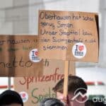 Augsburg | 300 Menschen demonstrieren gegen Süchtigentreff in St. Johannes