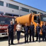 Stadt Neu-Ulm gibt ein Löschfahrzeug und einen Müll- LKW in die Ukraine ab