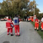 Helikopter und Taucher im Einsatz: Suche nach Vermissten nach Badeunfall in der Donau bei Neuburg