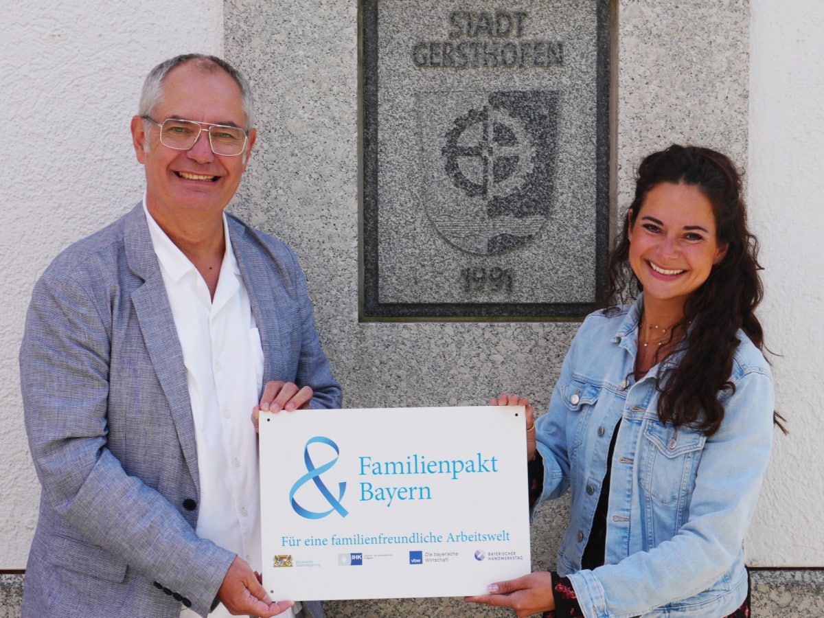 Stadt Gersthofen ist ist ab sofort Mitglied im Netzwerk Familienpakt Bayern