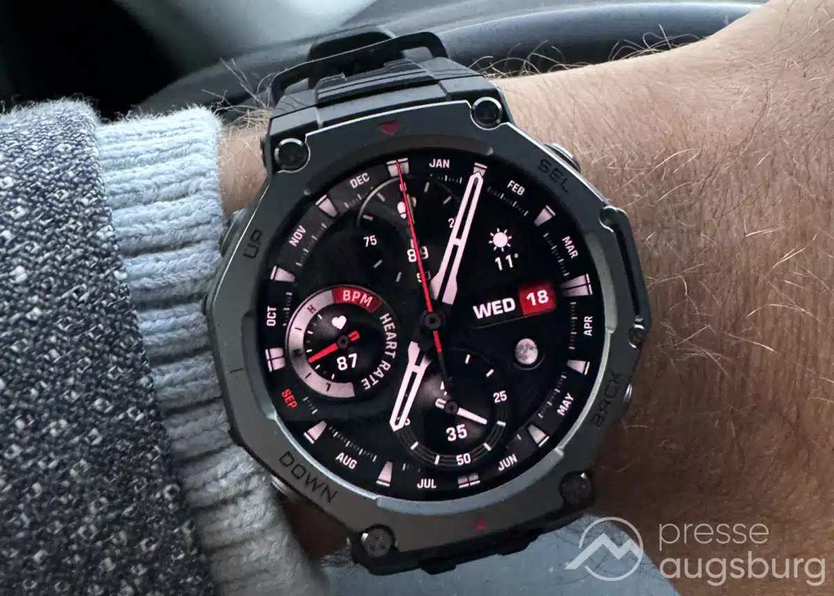 Amazfit T-Rex 3 im Test: Robuste Outdoor-Smartwatch mit KI-Unterstützung