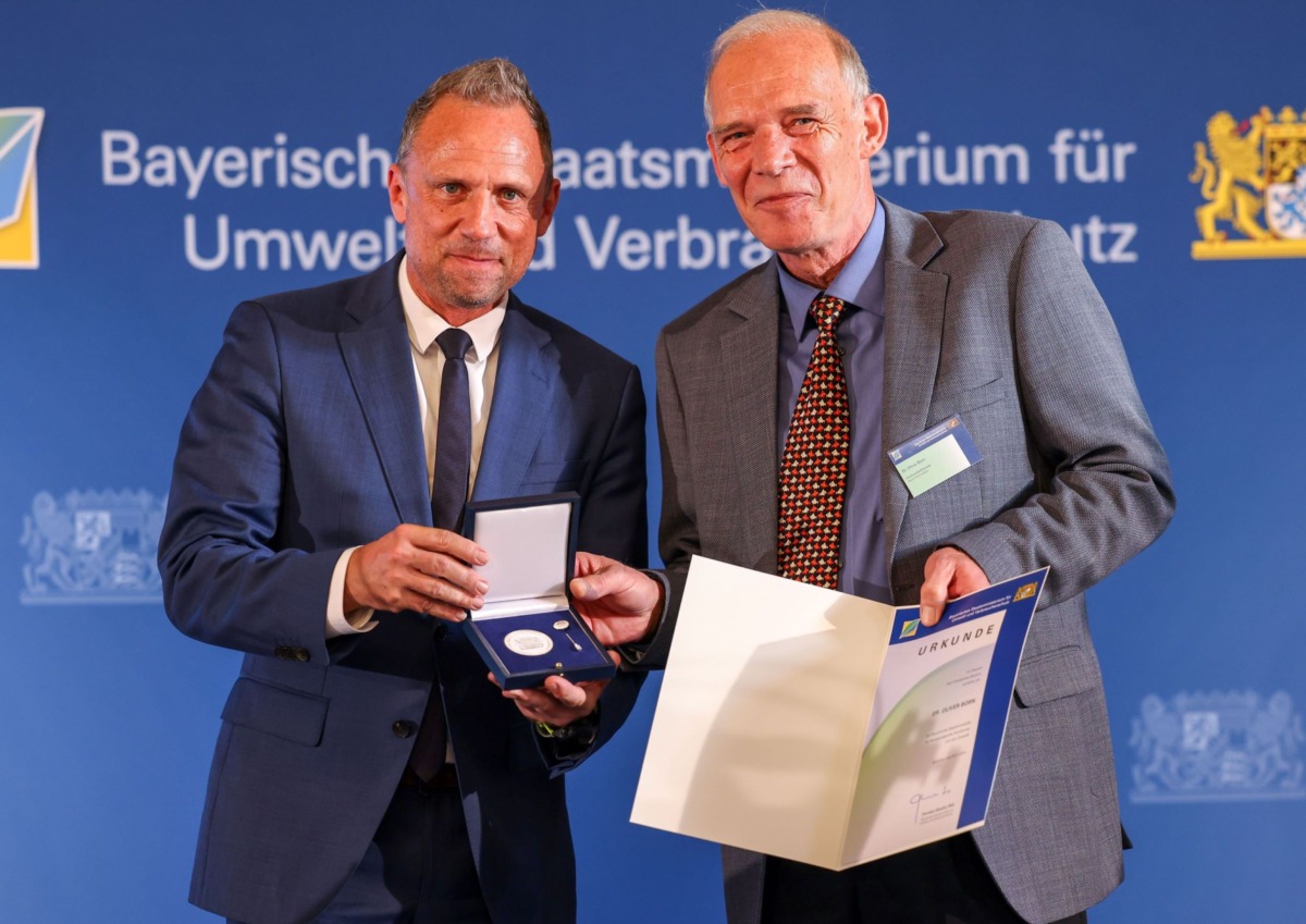 Unermüdlicher Einsatz für die heimische Fischwelt – Dr. Oliver Born erhält Bayerische Umweltmedaille