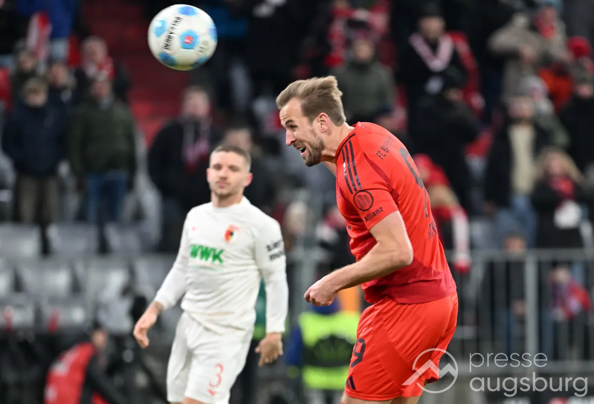 Dreifacher Kane bringt den Bayern-Sieg – FC Augsburg verliert in München