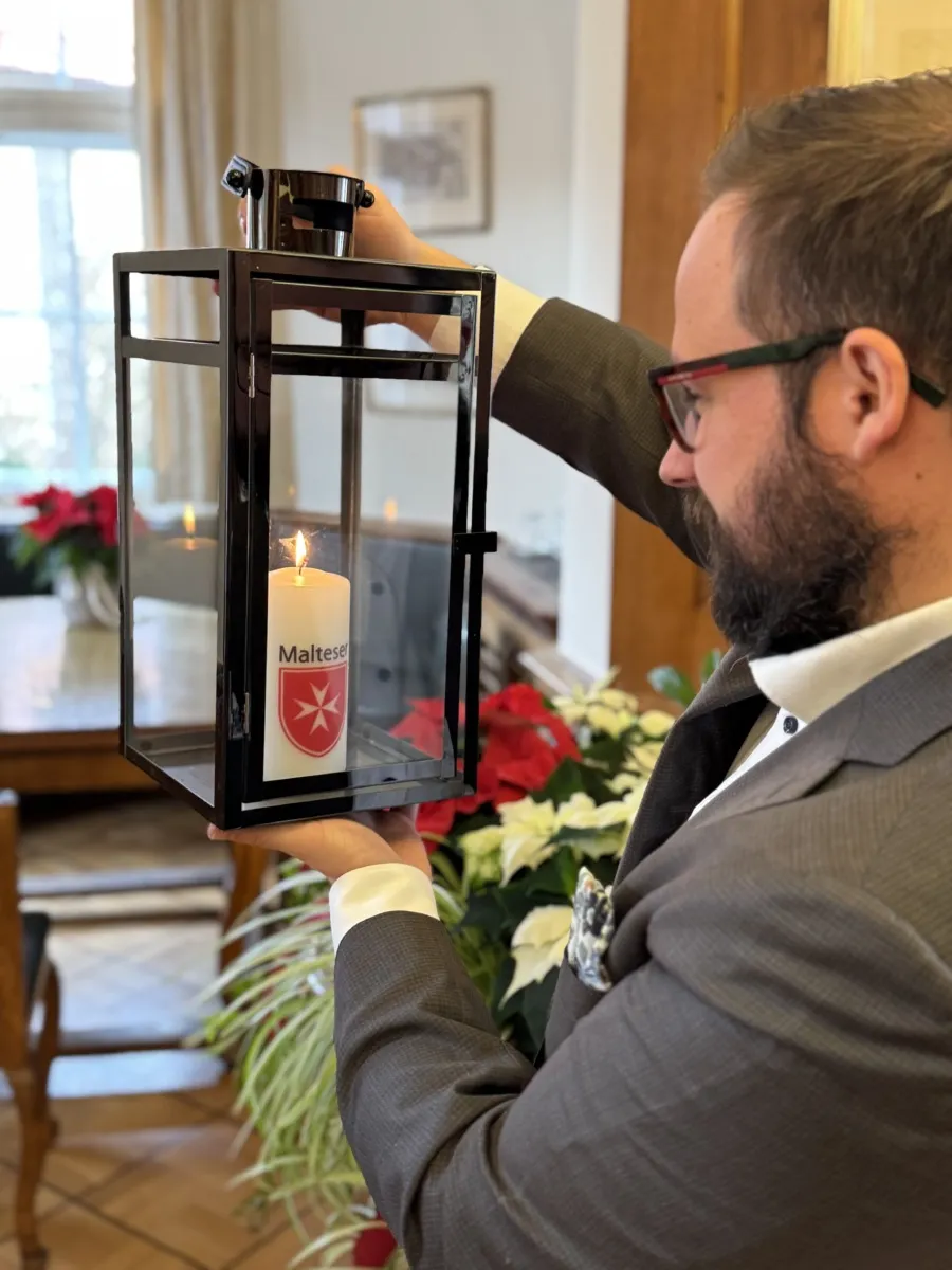 Friedenslicht von Bethlehem in Memmingen angekommen